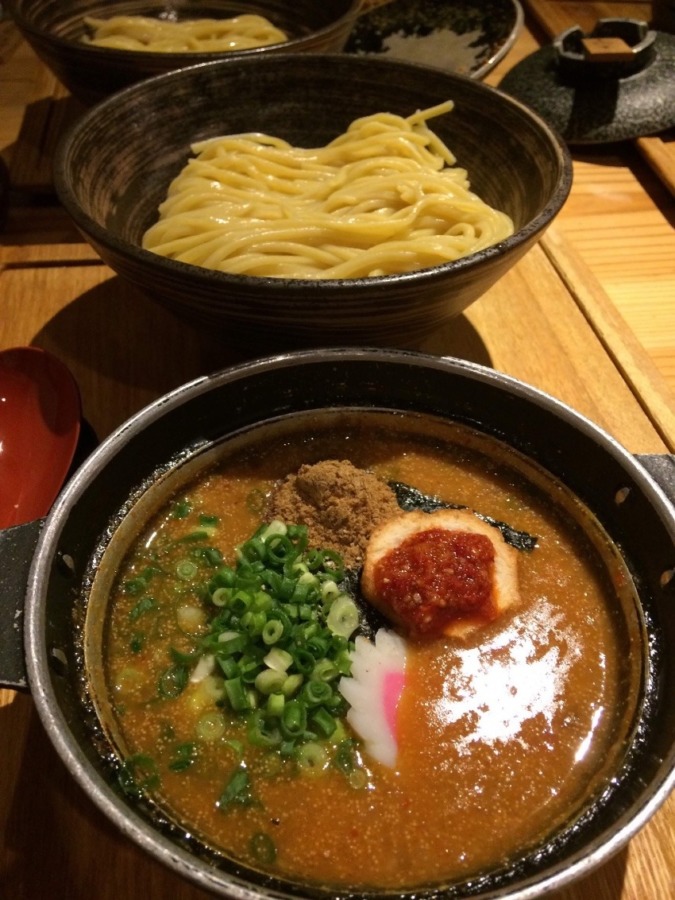 池袋元祖明太煮込みつけめん